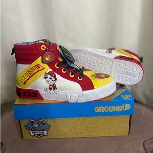 Paw Patrol Kids Sneakers - Red, Yellow, and White Brand New Never Worn in Box